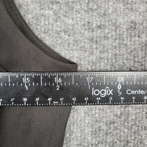 NWT CATHERINE MALANDRINO Black Sleeveless Fit & Flare Cocktail Dress SIZE 8 - Picture 12 of 12